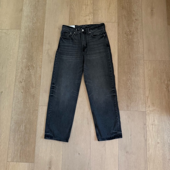 H&M Black Loose Ample Jeans - Picture 1 of 4